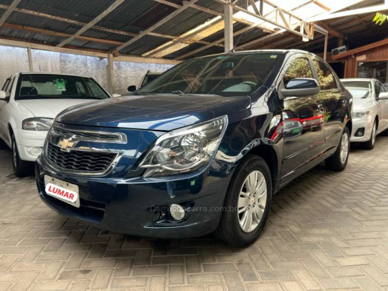 CHEVROLET - COBALT - 2013/2014 - Azul - Sob Consulta