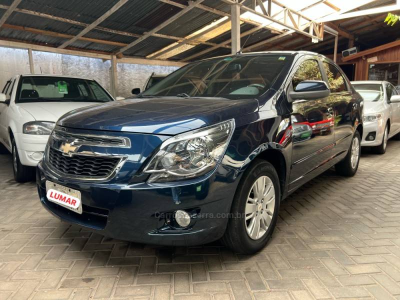 CHEVROLET - COBALT - 2013/2014 - Azul - Sob Consulta