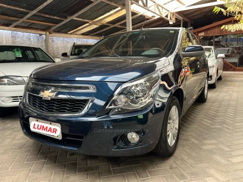CHEVROLET - COBALT - 2013/2014 - Azul - Sob Consulta