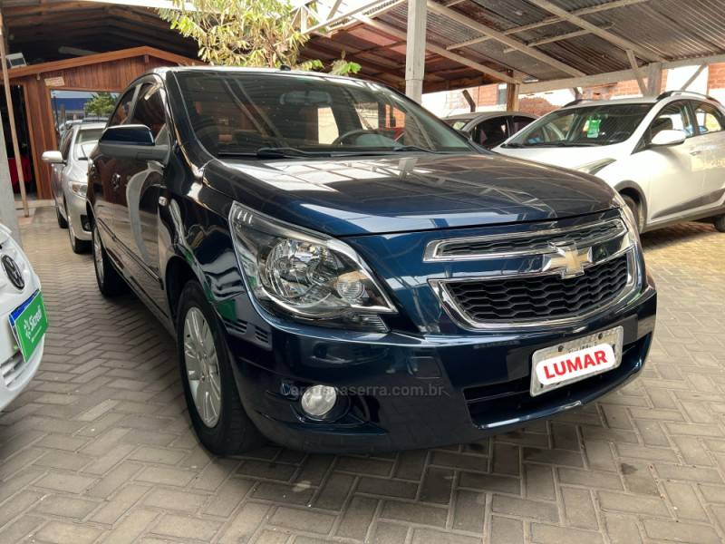 CHEVROLET - COBALT - 2013/2014 - Azul - Sob Consulta